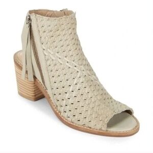 Sam Edelman Cooper Woven Peep Toe Size 7.5